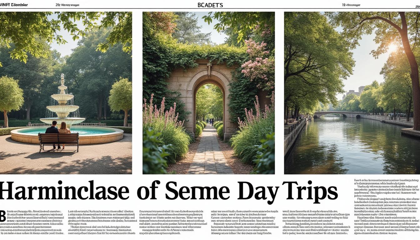 descubre escapadas de un día en tres ciudades europeas para disfrutar de rincones tranquilos y alejados del bullicio, perfectos para relajarte y conectar con la calma.