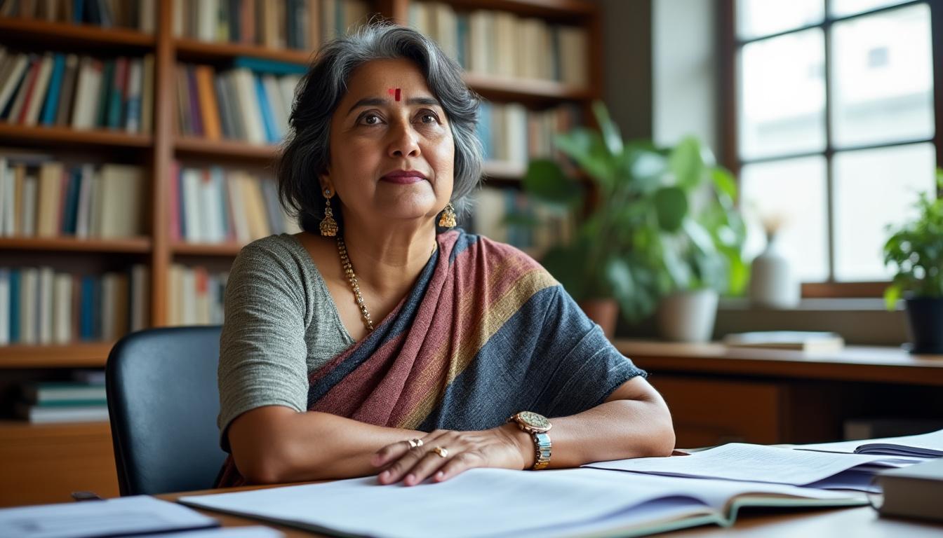 jayati ghosh destaca la importancia de que la economía priorice a las personas, especialmente en el contexto de la implementación de una pensión universal.