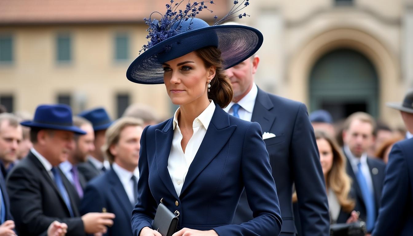 kate middleton llega a italia luciendo elegantes sombreros isabelinos. descubre todos los detalles de este viaje histórico que marca un momento importante en su vida.