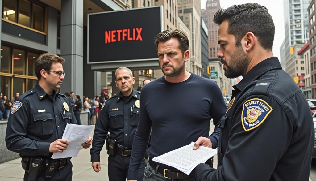 la policía presenta una demanda contra matt damon y ben affleck por su nueva película en netflix, alegando que su reputación está en juego debido al contenido controvertido.
