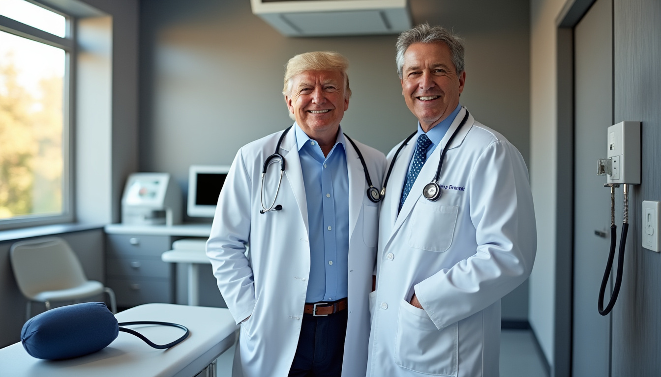 trump goza de excelente salud tras su revisión médica anual, según confirma su médico, destacando su estado físico óptimo y bienestar general.