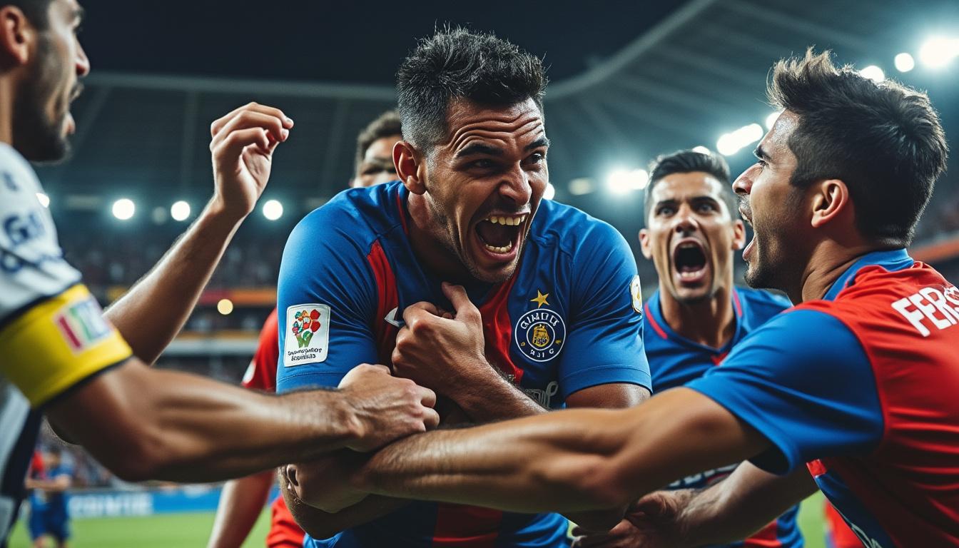 rubén duarte desafía a paradela en un intenso duelo, mientras cruz azul demanda expulsiones tras jugadas polémicas. descubre todos los detalles de este enfrentamiento en el campo.