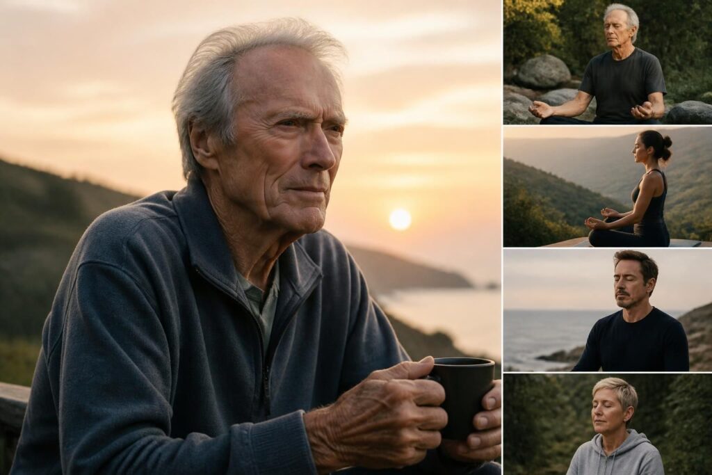 a los 96 años, clint eastwood mantiene un hábito diario que favorece la longevidad, una técnica compartida por otras celebridades para una vida sana y prolongada.