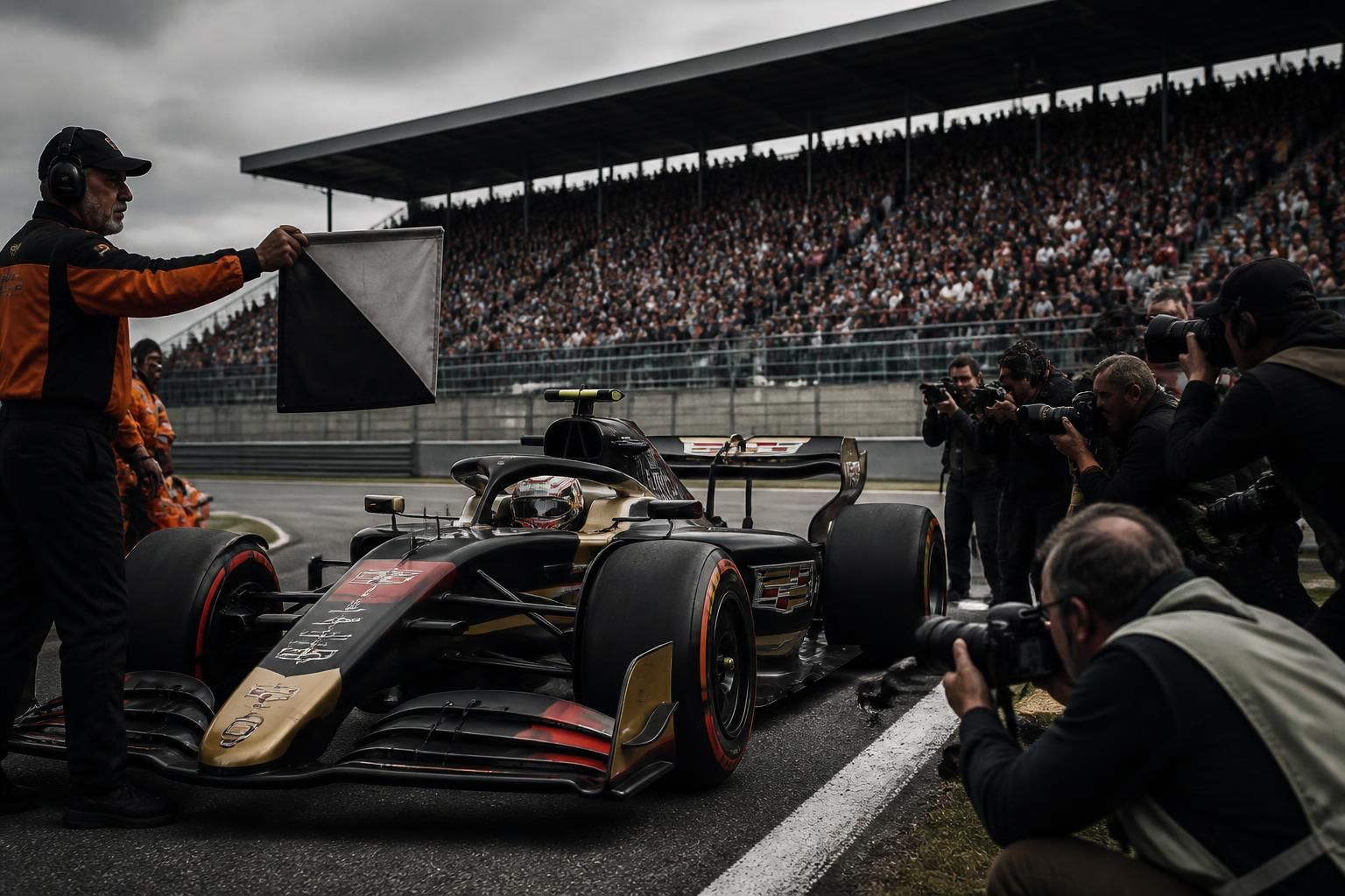 cadillac recibe su primera sanción en la f1 tras la penalización impuesta a sergio pérez, marcando un momento histórico en la competición.