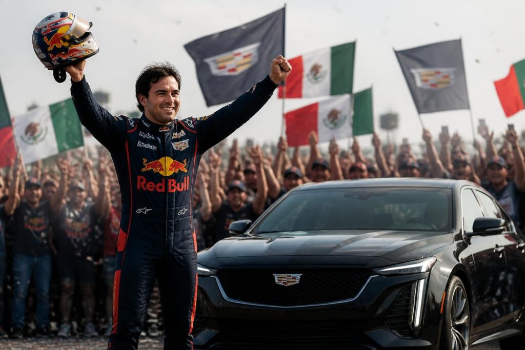 checo pérez finaliza su jornada perfecta rodeado de emoción con cadillac, destacando su desempeño excepcional y la pasión que lo acompaña.