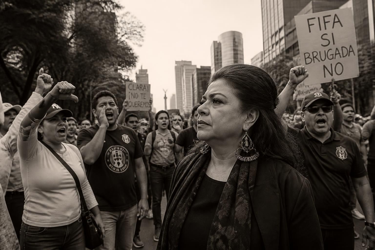 clara brugada enfrentó abucheos y críticas durante su participación en el gran desfile mundialista en paseo de la reforma, un evento lleno de emociones y controversias.