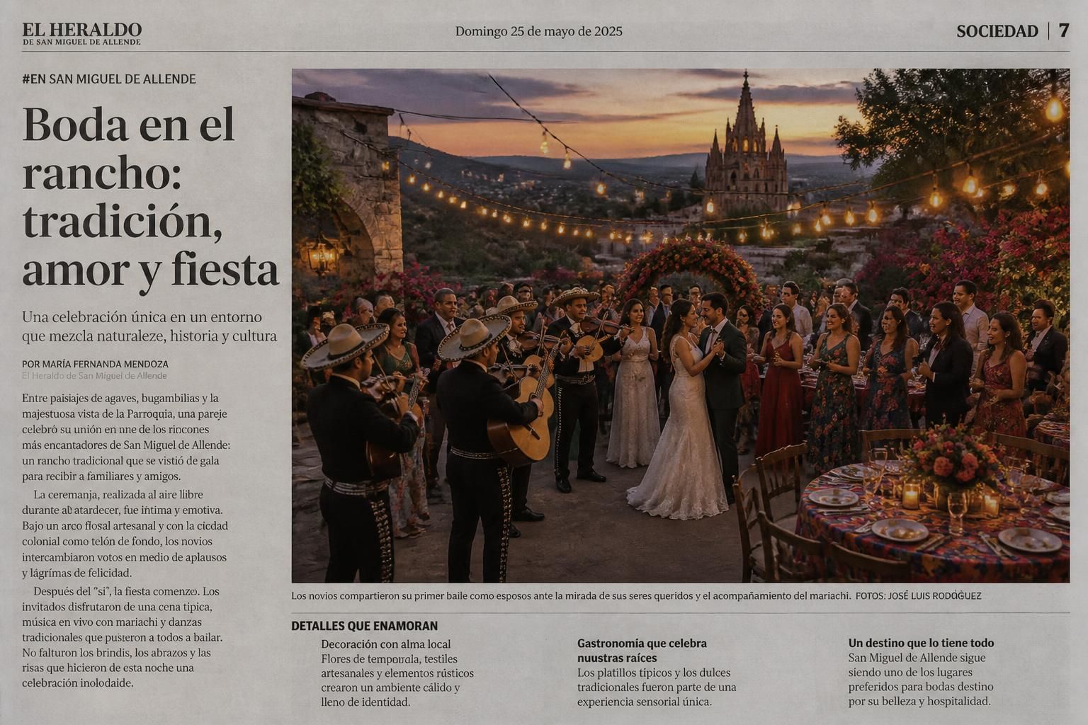 descubre cómo organizamos una boda animada y llena de alegría en un hermoso rancho de san miguel de allende, creando momentos inolvidables y una celebración única.