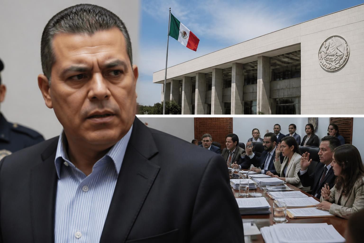 el congreso de sinaloa suspende el trámite de pensión a un exjefe policial vinculado por ee.uu. con el narcotráfico, destacando acciones contra la corrupción.