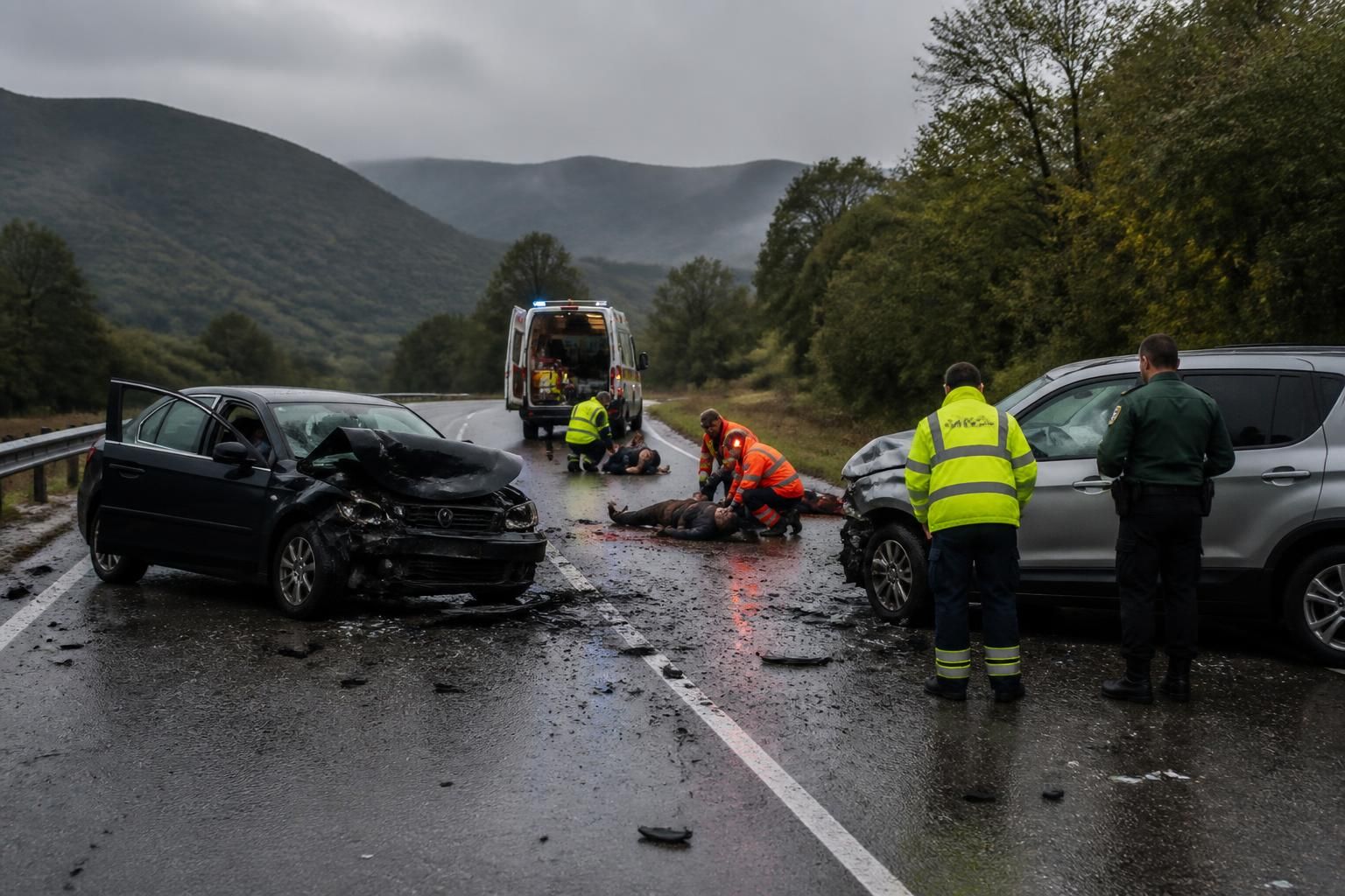 cuatro personas resultaron heridas tras un choque entre dos vehículos en la carretera n-121-a en baztan. más detalles sobre el accidente y su impacto.