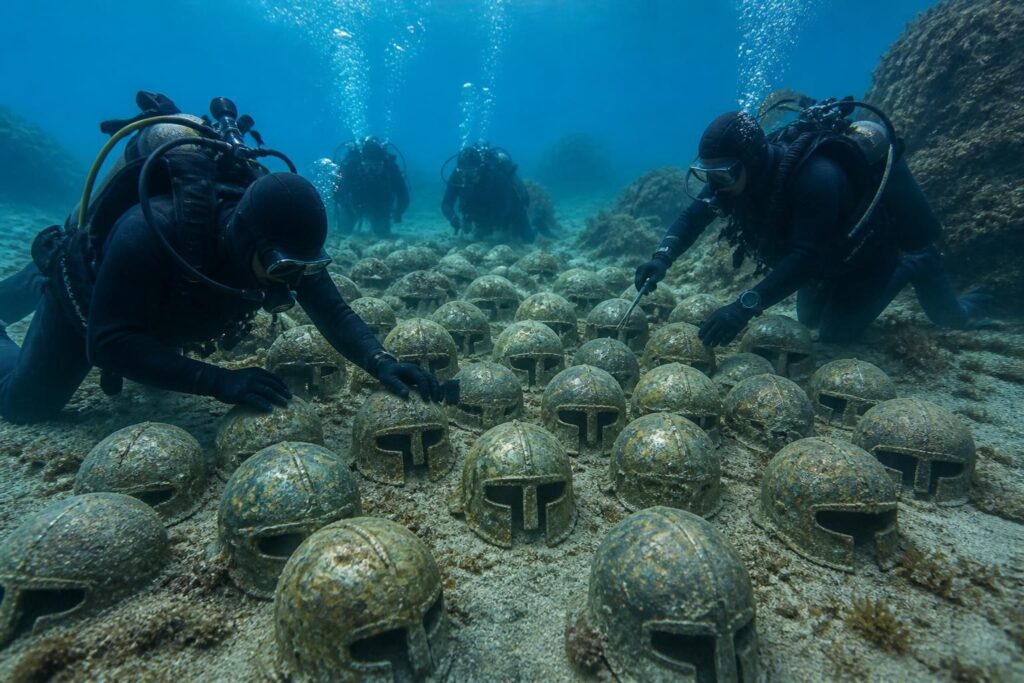 descubre cómo el hallazgo fortuito de 43 cascos en el fondo marino de castellón conecta el imperio romano con la edad media y revoluciona la historia.