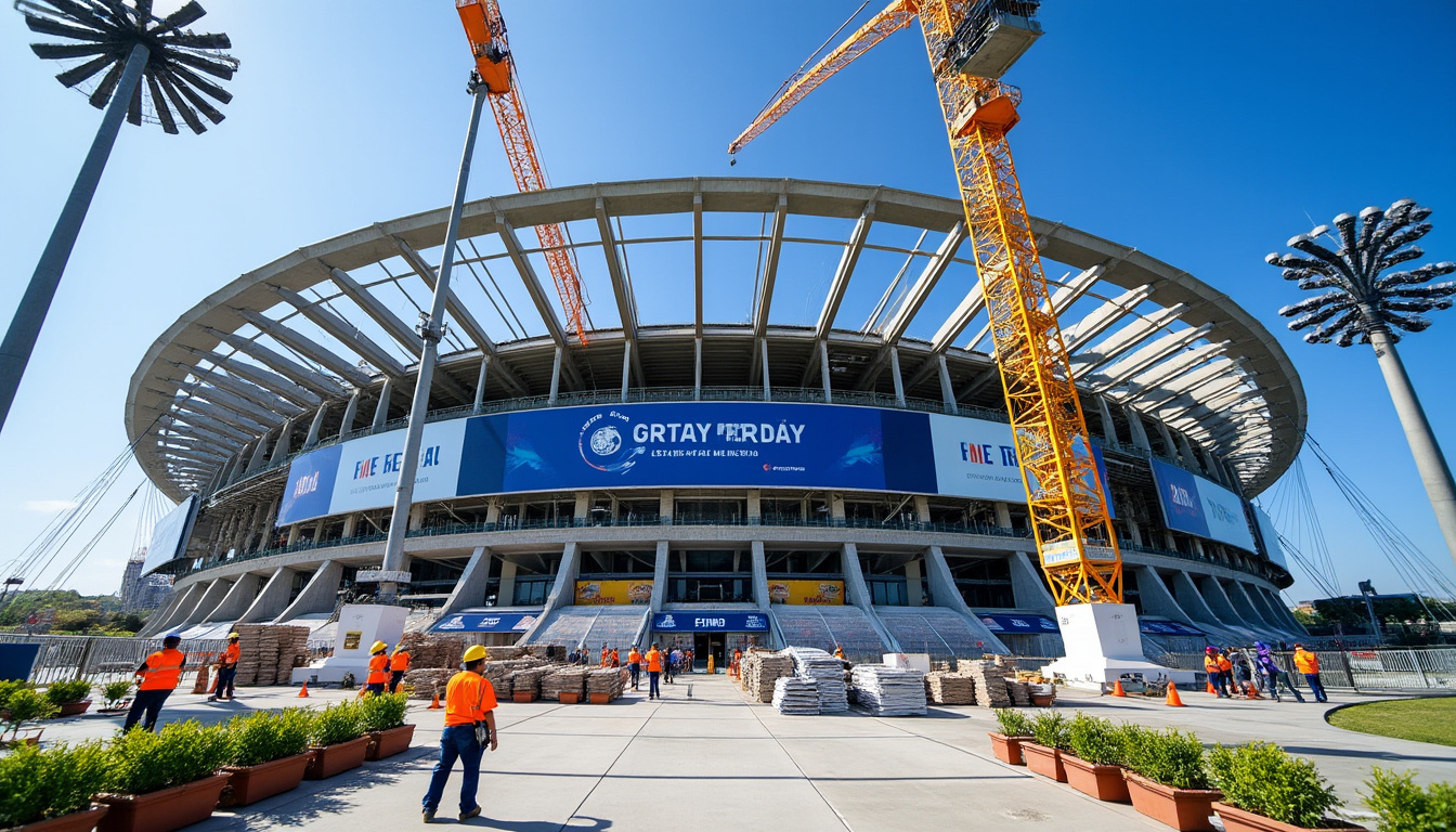 descubre los preparativos del estadio ciudad de méxico para la inauguración del mundial 2026, con todo listo a pocos días del emocionante evento.