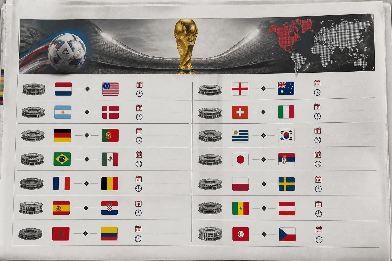 descubre los partidos confirmados de los dieciseisavos de final del mundial 2026, con fechas y horarios actualizados para que no te pierdas ningún encuentro emocionante.