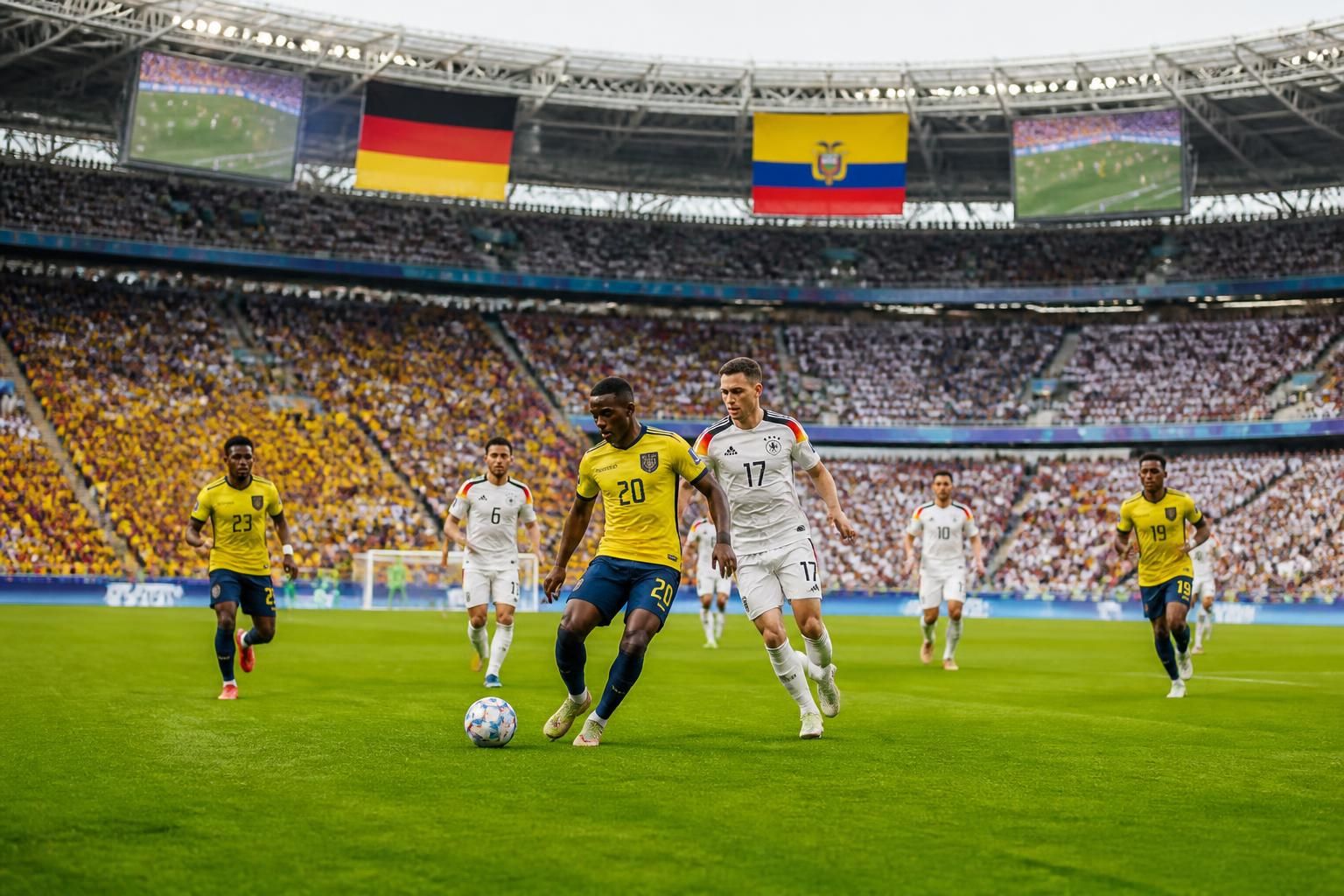 sigue en vivo el partido ecuador vs. alemania de la fecha 3 de la copa mundial 2026. encuentra aquí el horario y el canal oficial para no perderte ningún detalle del encuentro.