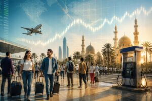 descubre cómo el crecimiento del turismo impulsa los mercados bursátiles gracias a los avances en la paz en oriente medio y la caída de los precios del petróleo.