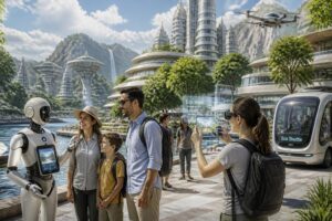 descubre cómo conx imagina el futuro del turismo, integrando armoniosamente la humanidad y la inteligencia artificial para una experiencia única y sostenible.
