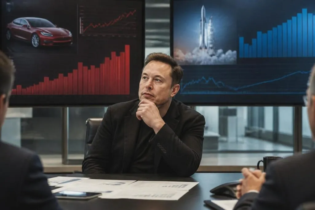 elon musk cuestiona la calificación crediticia de tesla luego de que spacex recibiera una evaluación superior por parte de moody's, generando debate sobre la valoración financiera de ambas compañías.