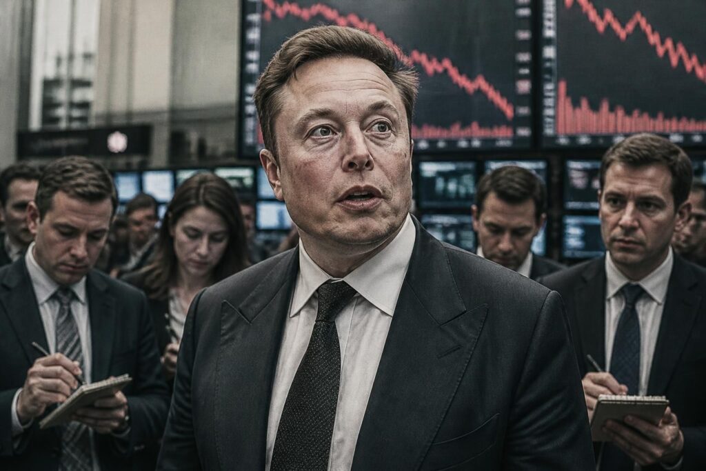 elon musk pierde su estatus de billonario menos de dos semanas después de haberlo alcanzado, reflejando la volatilidad en su fortuna y el mercado financiero.