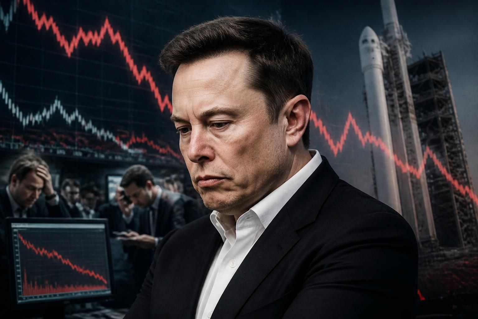 elon musk pierde su estatus de billonario debido a la alta volatilidad en las acciones de spacex, afectando su patrimonio neto.