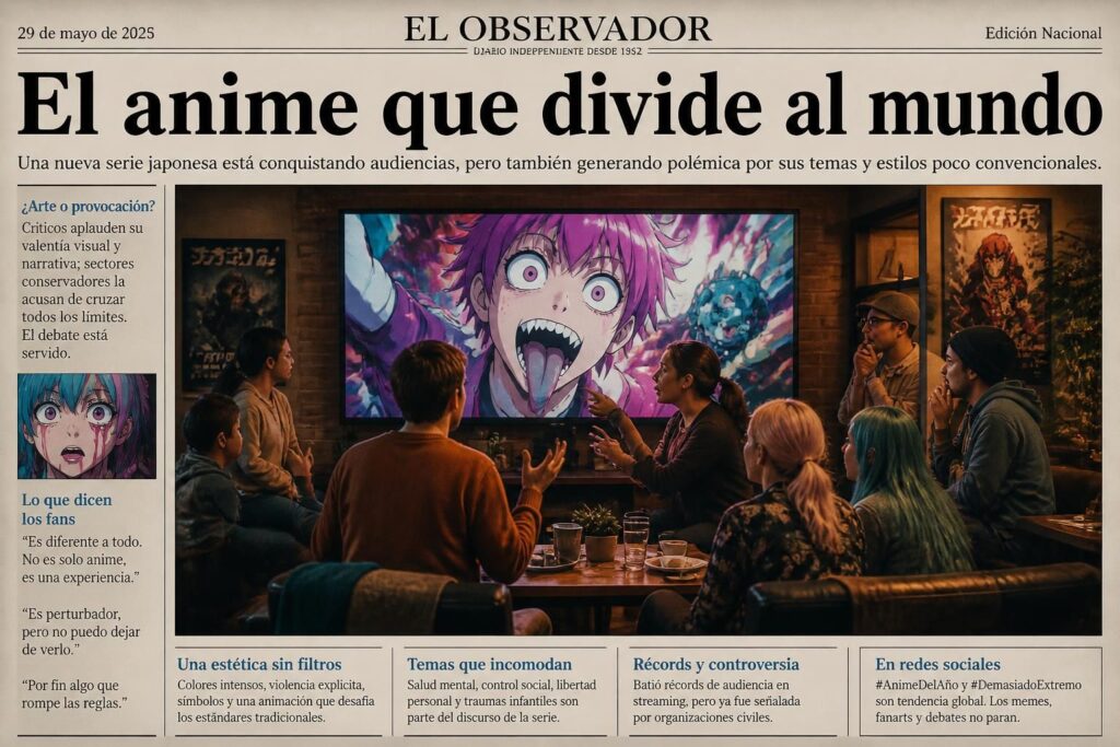 descubre en netflix hoy un anime sorprendente y polémico, una joya bizarra nominada a lo mejor del año, que cautiva con solo un episodio.