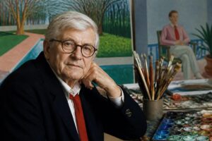 fallece a los 88 años david hockney, destacado icono del arte pop y figura clave del arte británico moderno, dejando un legado artístico incomparable.
