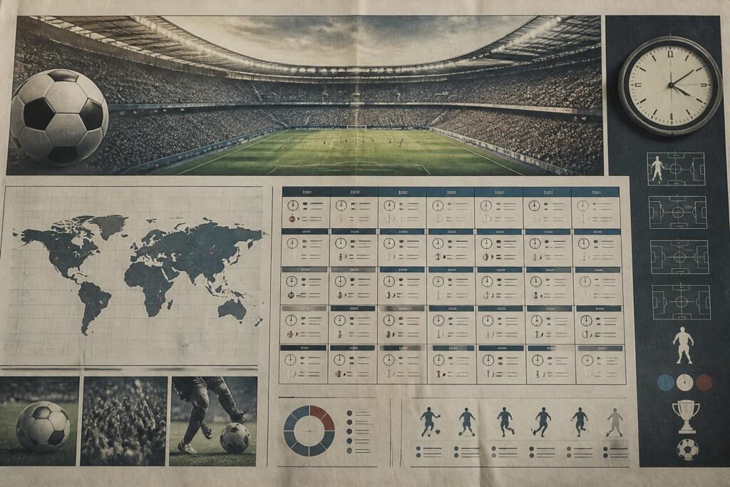 descubre la guía completa del calendario mundial 2026 con horarios, fechas y toda la información esencial para no perderte ningún partido y vivir la emoción al máximo.