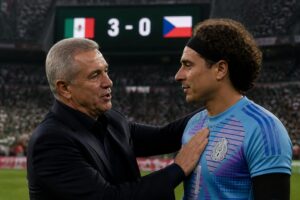 javier aguirre reconoce la superioridad de guillermo ochoa después de la impecable victoria de méxico 3-0 sobre chequia, destacando su racha perfecta en el torneo.