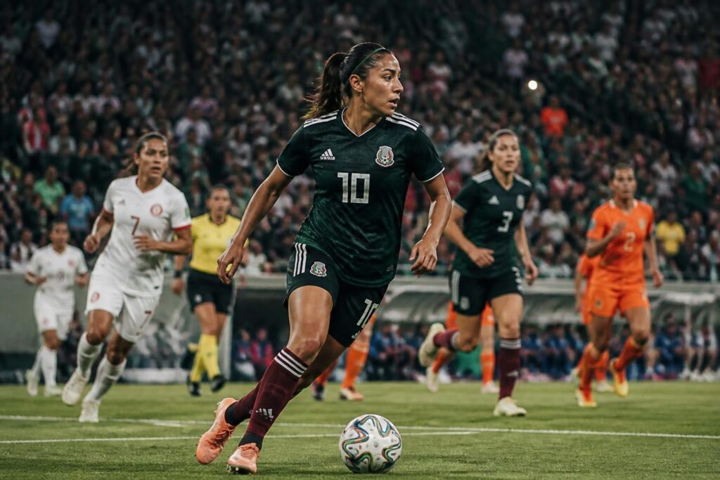 katia itzel garcía debutó en el mundial 2026 durante el emocionante partido entre túnez y países bajos, mostrando su talento en el escenario internacional.
