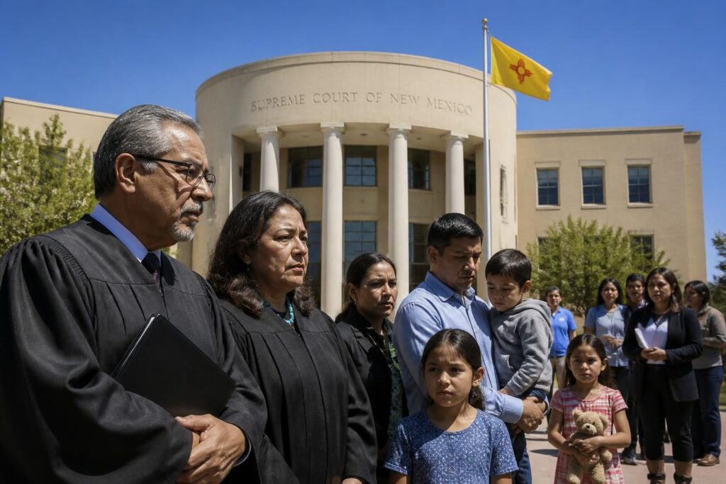 la corte suprema de nuevo méxico confirma la continuidad de la investigación sobre niños expuestos a drogas por parte del cyfd, rechazando cualquier intento de detener el proceso.