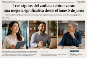 descubre cómo la vida mejora notablemente para 3 signos del zodiaco chino a partir del lunes 8 de junio. no te pierdas las predicciones y cambios positivos que llegarán.