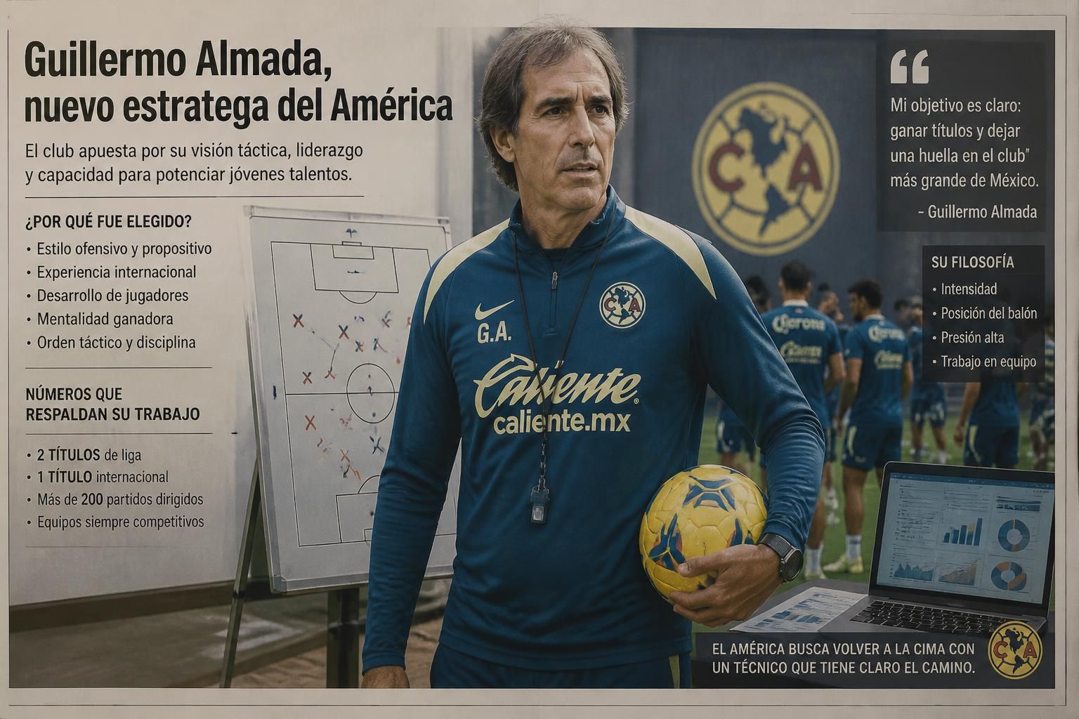 descubre las razones clave que llevaron a la elección de guillermo almada como nuevo director técnico del américa y cómo su llegada impactará al equipo.
