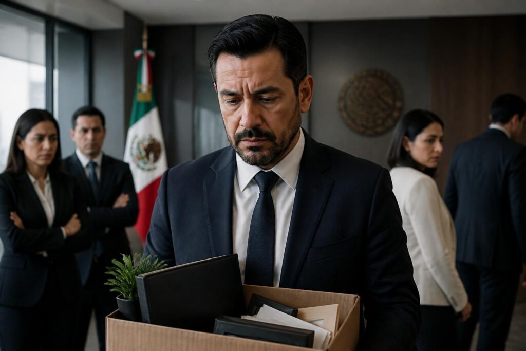 líder de grupo comercial mexicano despedido por conducta racista durante un partido del mundial, generando controversia y respuesta inmediata.