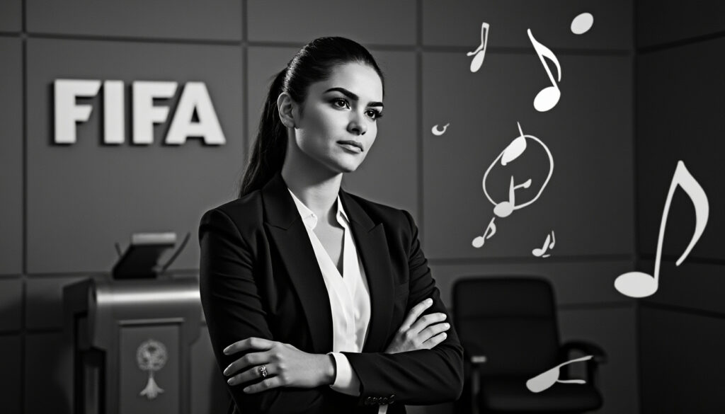 mariana ochoa enfrenta una posible demanda de la fifa por su exitoso tema 'ponte el sombrero'. descubre todos los detalles sobre esta controversia musical.