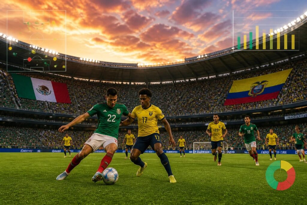 descubre los pronósticos, cuotas y mejores apuestas para el emocionante partido entre méxico y ecuador el martes 30 de junio en el mundial. ¡prepárate para no perder detalle y maximiza tus ganancias!