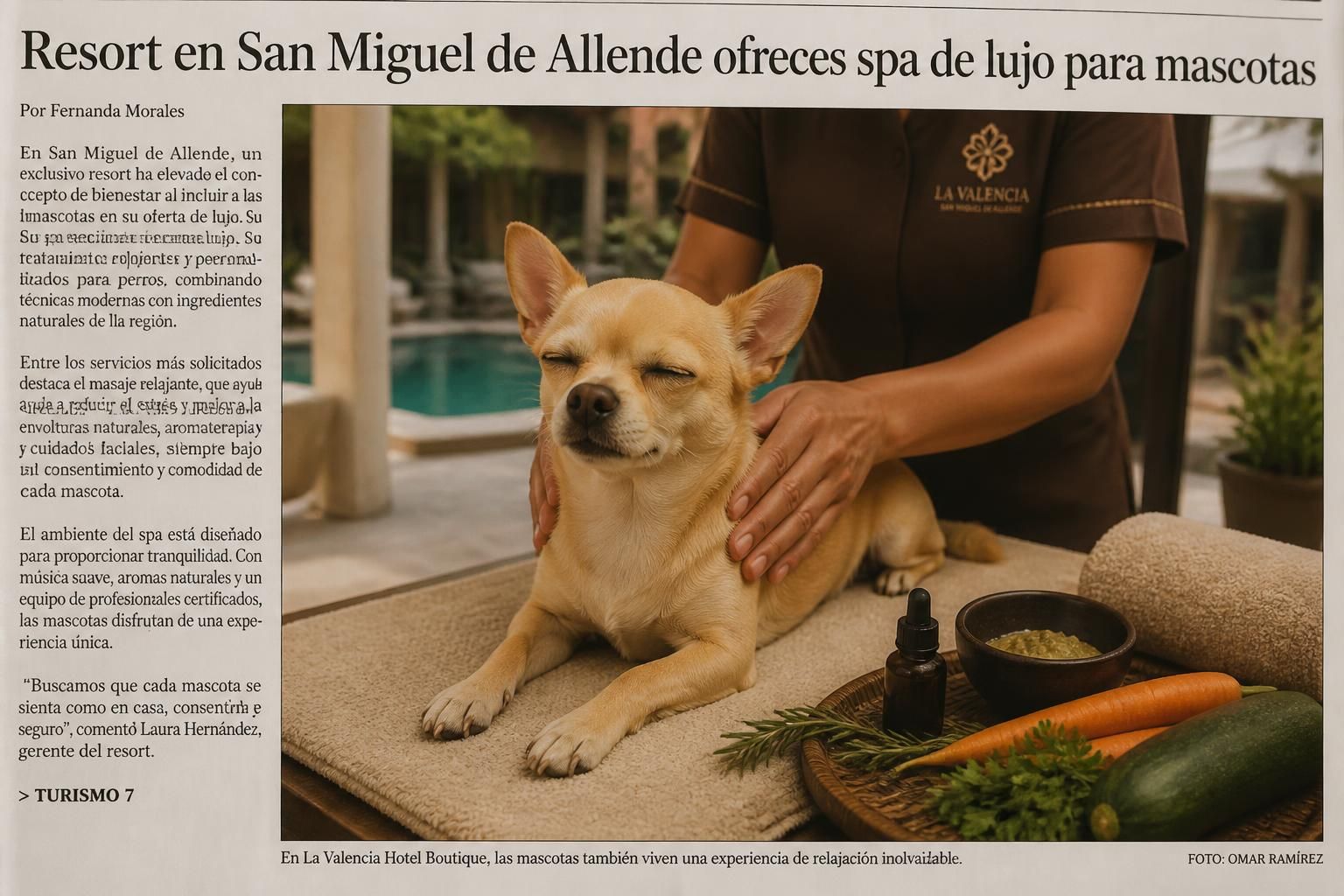 descubre cómo mi chihuahua disfrutó de un exclusivo tratamiento de spa en el resort de lujo más nuevo de san miguel de allende, una experiencia única de bienestar para tu mascota.