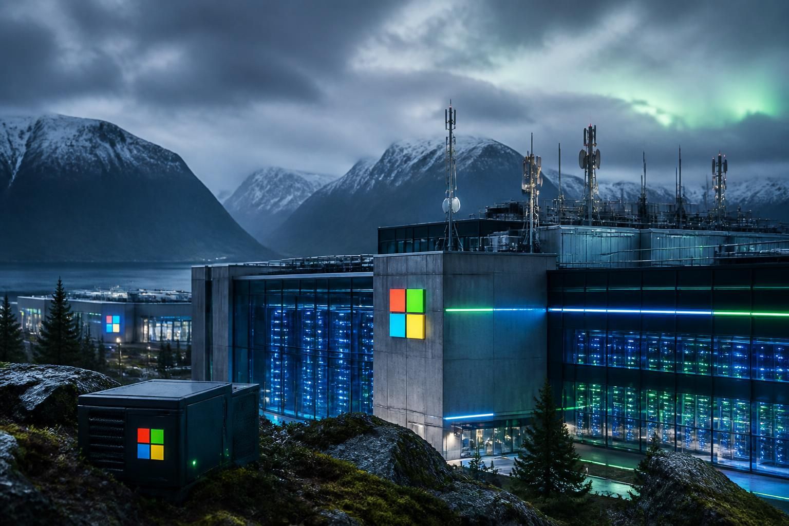 microsoft toma el control del centro de datos stargate en noruega, anteriormente gestionado por openai, para potenciar sus capacidades tecnológicas y de inteligencia artificial.