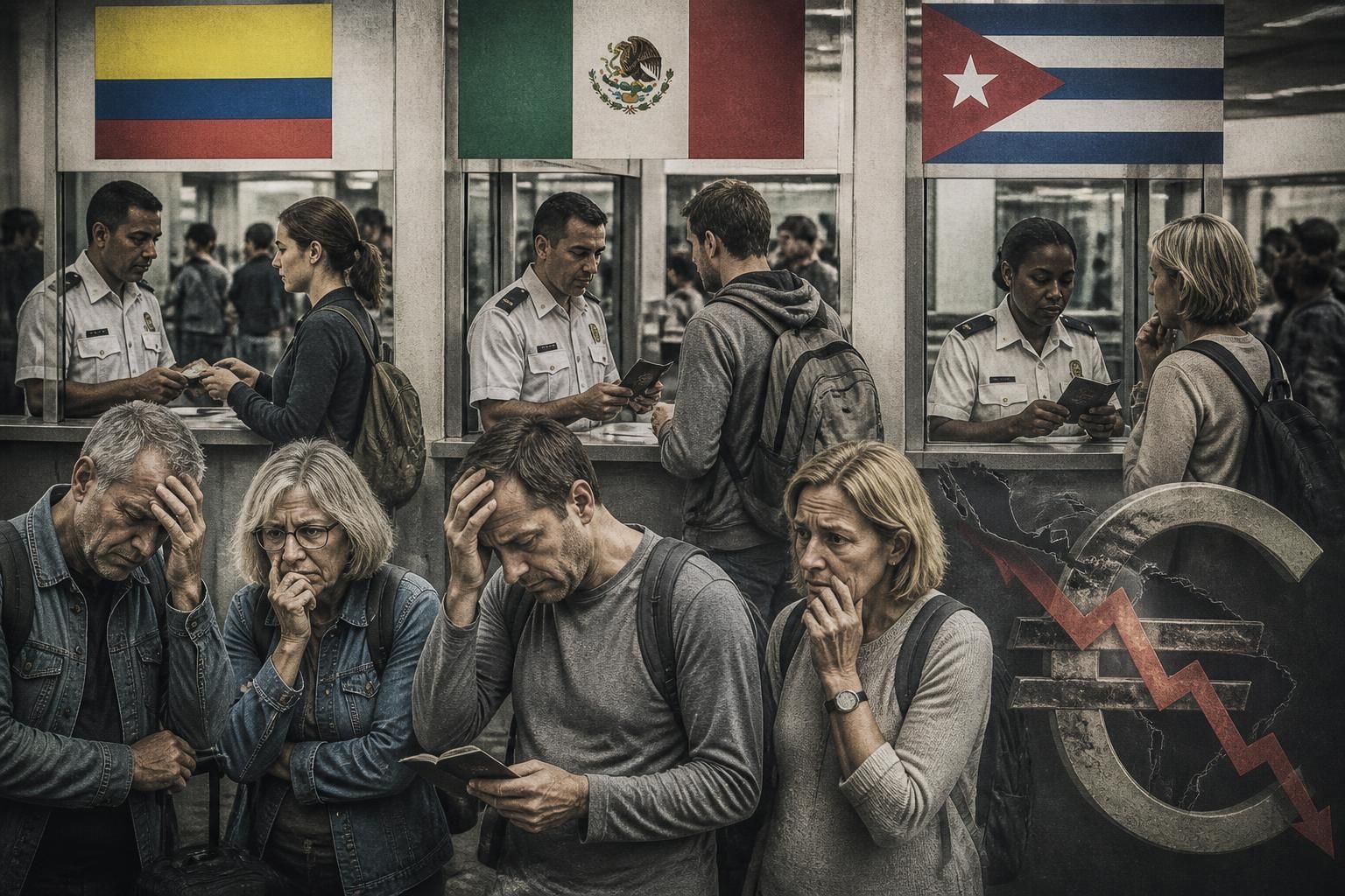 descubre por qué colombia, méxico y cuba han implementado restricciones al turismo europeo debido a la caída del poder adquisitivo del euro en américa latina y cómo afecta a los viajeros.