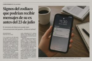 descubre qué signos del zodiaco recibirán mensajes inesperados de un ex durante el retroceso de mercurio, que durará hasta el 23 de julio. ¡prepárate para sorpresas emocionales!