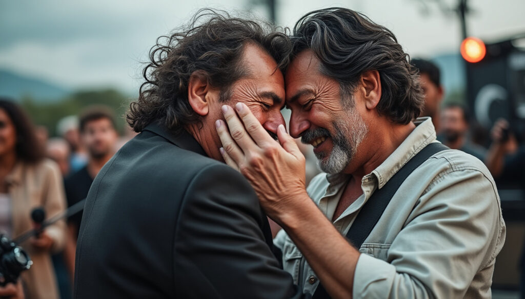 skay se despide con profunda emoción del indio solari, expresando un sentido adiós y deseándole un buen viaje a su querido amigo.