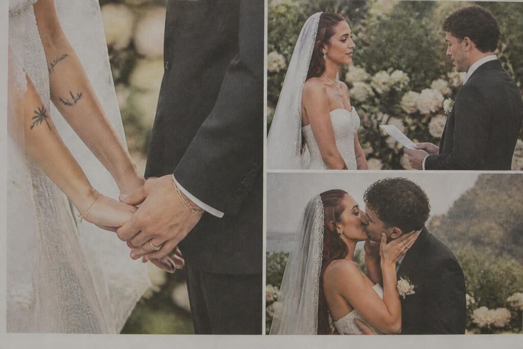descubre las imágenes exclusivas y nunca antes vistas de la boda de dua lipa en 'sr. y sra.', una celebración íntima y llena de amor.