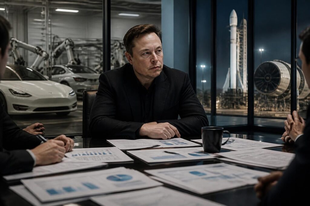 tras la disputa salarial en tesla, elon musk propone un paquete innovador en spacex que podría garantizar la estabilidad y continuidad de la empresa a largo plazo.