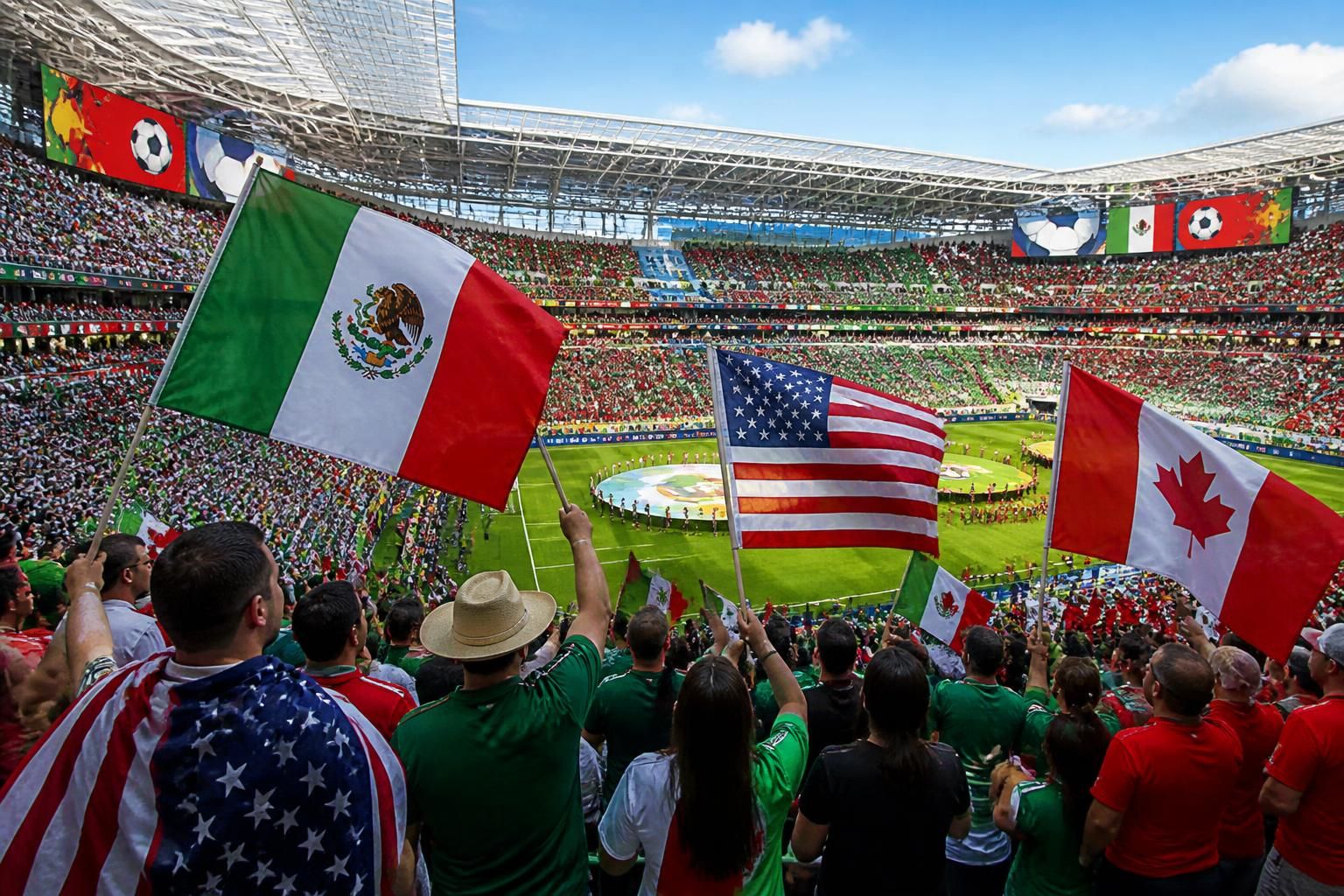 sigue las últimas noticias en vivo de la copa mundial de fútbol. estados unidos, méxico y canadá están listos para el emocionante inicio del torneo este jueves.