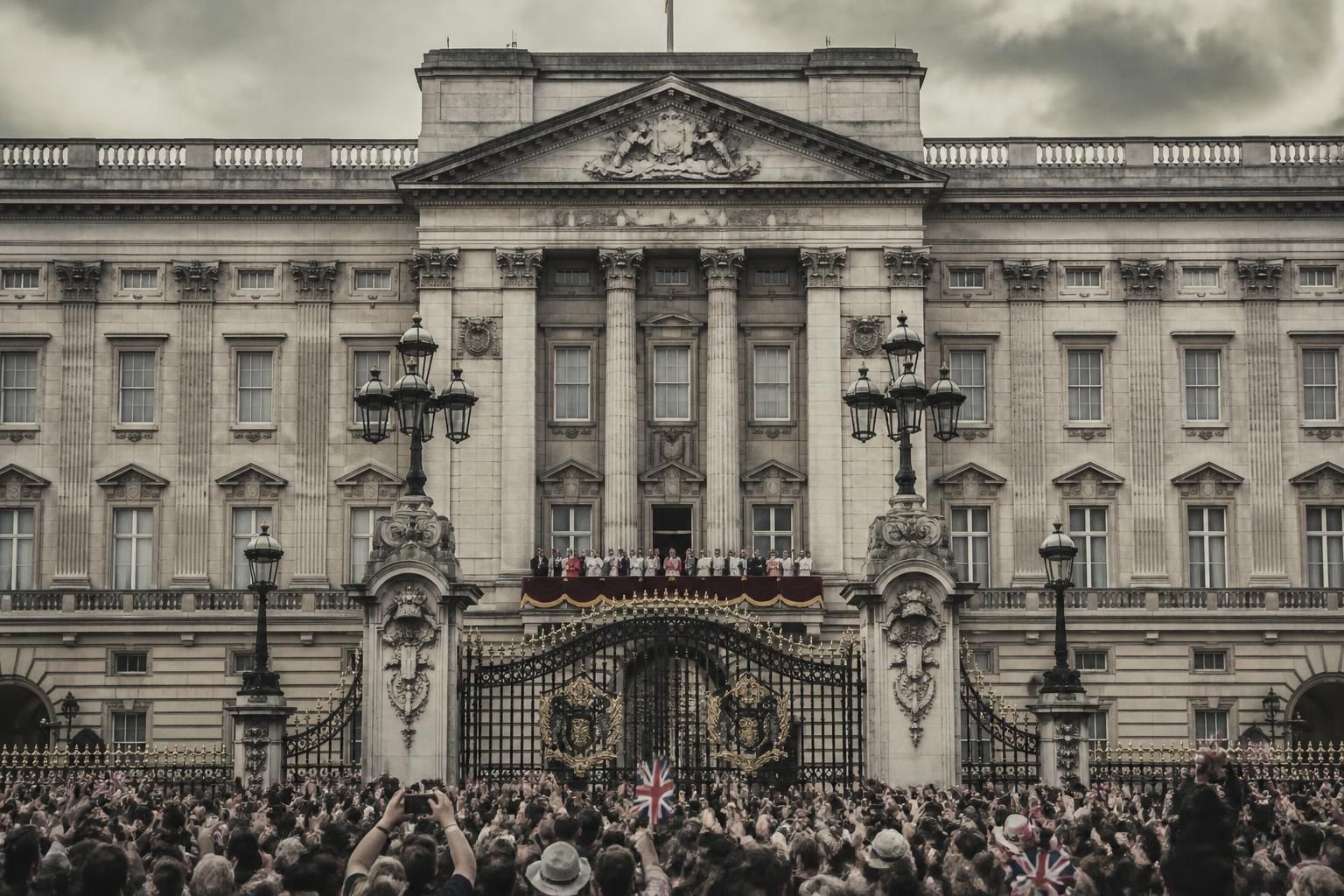 descubre el emblemático balcón, las 775 habitaciones y datos fascinantes del palacio de buckingham en el día más esperado de la realeza británica.