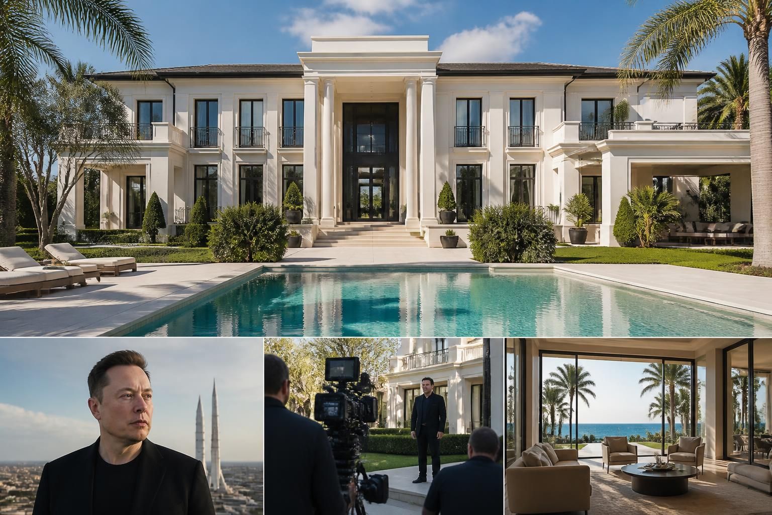 descubre el impresionante interior de la casa en coral gables valorada en $175 millones, donde se filmó una película sobre elon musk. ¡sumérgete en el lujo y la historia detrás de esta exclusiva propiedad!