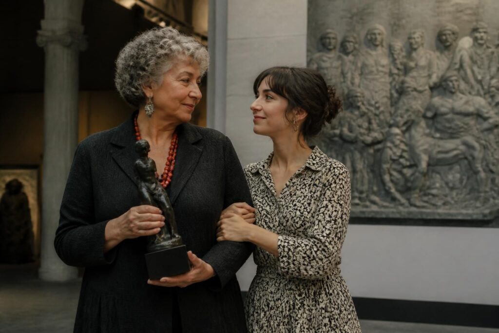 explora la conexión entre dos generaciones de mujeres a través del arte y el feminismo en los premios eusko ikaskuntza, destacando su impacto cultural y social.