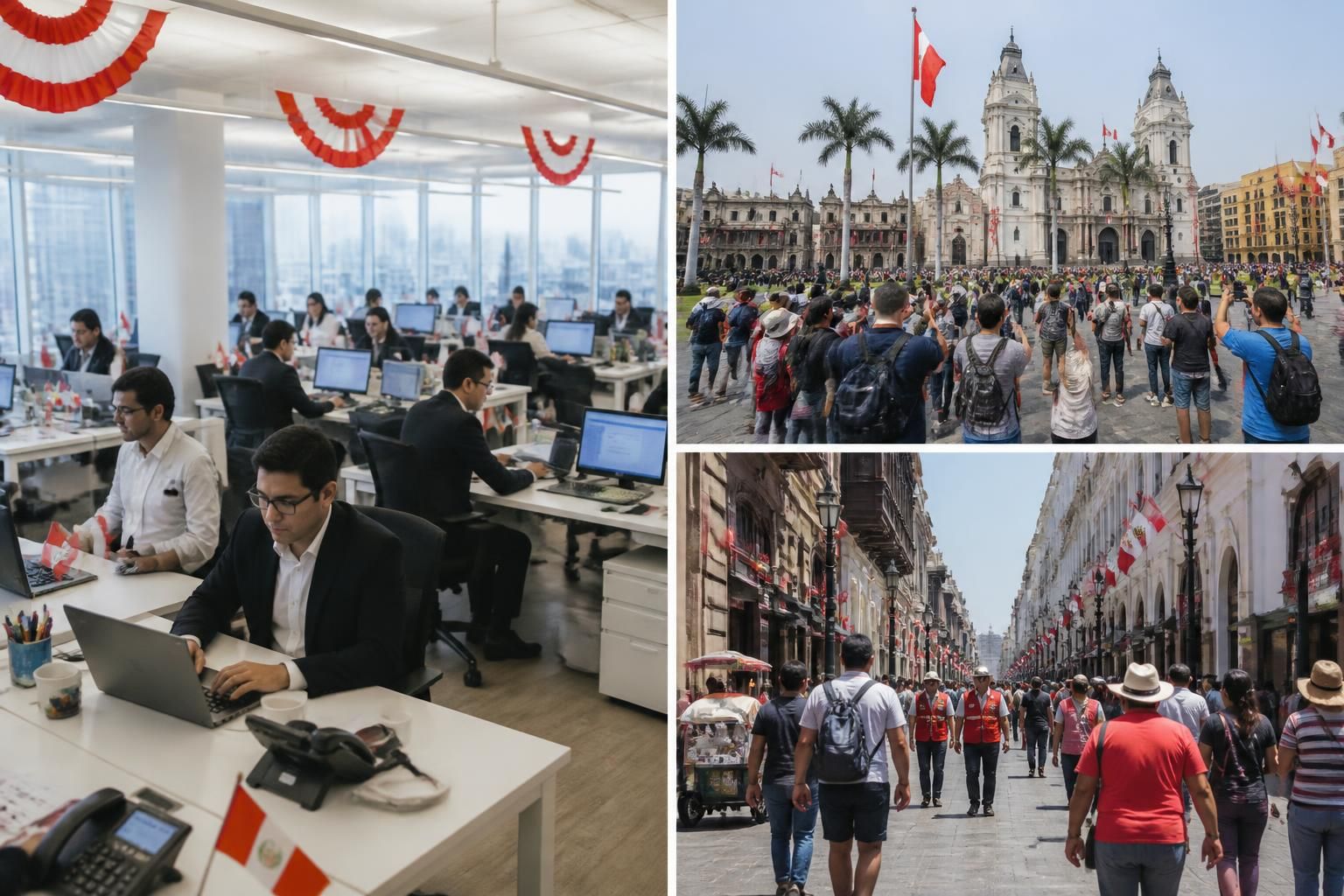 aunque los empleados del sector privado no tendrán un feriado largo por fiestas patrias, mincetur anticipa un aumento significativo en el turismo durante estas celebraciones.