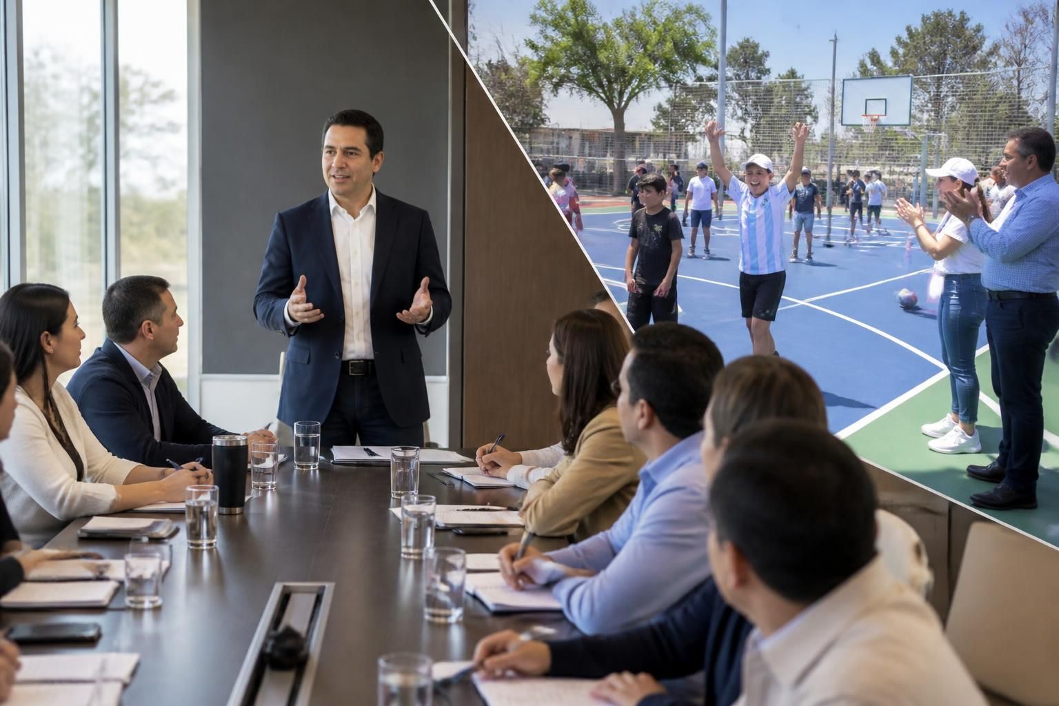 beto granados lidera la sesión del consejo consultivo de turismo, destacando la importancia del sector y dando la bienvenida con la reinauguración de las canchas cascaritas, un espacio clave para la comunidad y el turismo local.