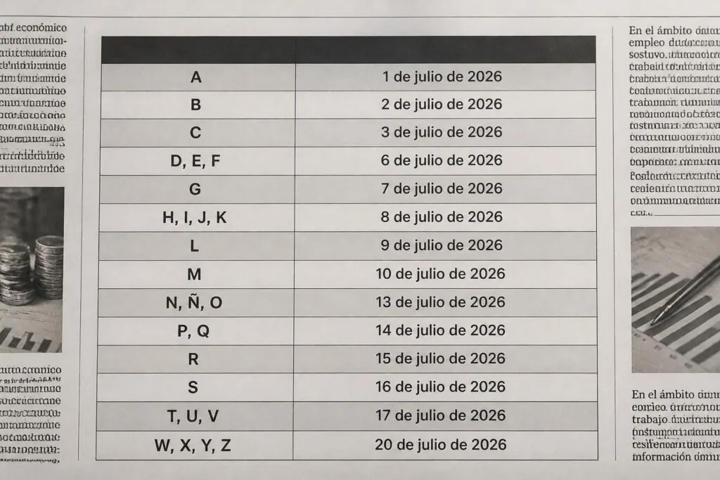 consulta el calendario de pagos de la pensión bienestar en coahuila para julio 2026. encuentra el cronograma detallado por apellido para recibir tu pago a tiempo.