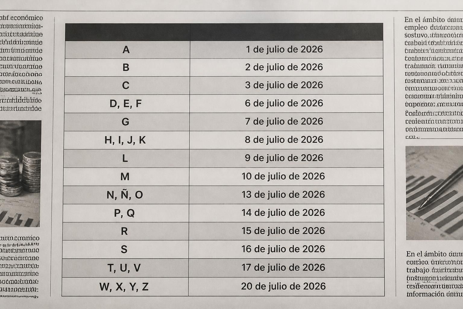 consulta el calendario de pagos de la pensión bienestar en coahuila para julio 2026. encuentra el cronograma detallado por apellido para recibir tu pago a tiempo.