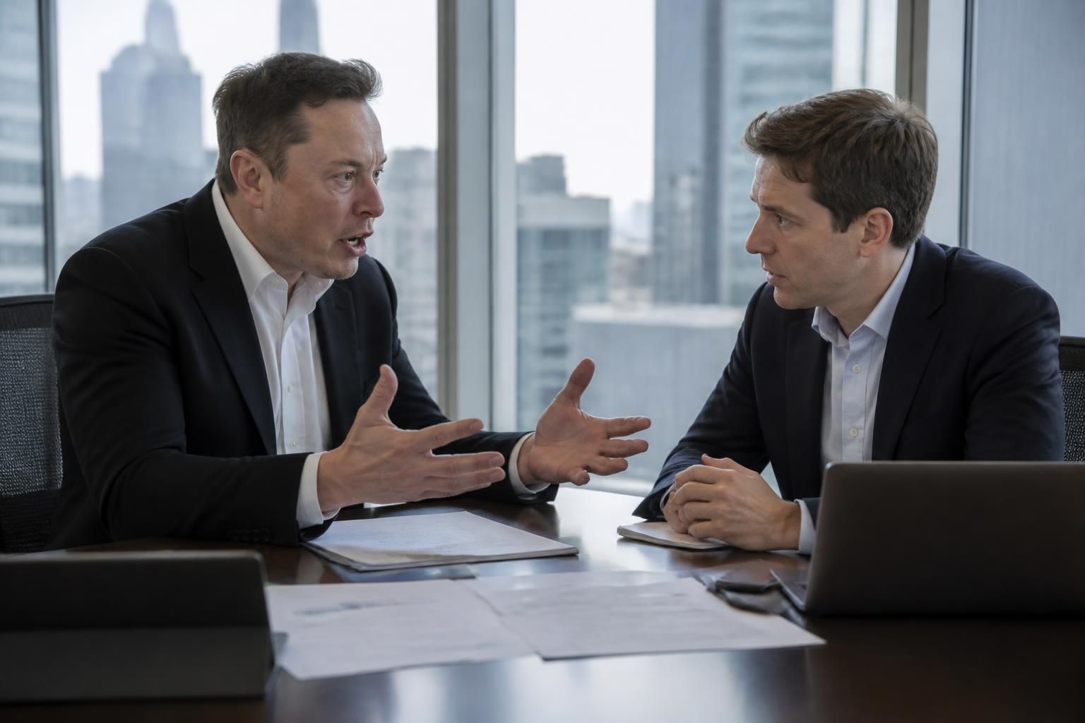 conflicto en x: elon musk y sam altman debaten tras la demanda de apple contra openai, explorando las tensiones en el mundo tecnológico.