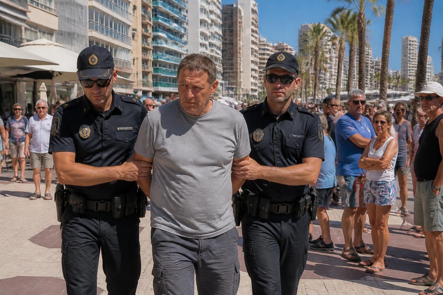 detenido en benidorm tras permanecer diez días alojado en hoteles y consumir en restaurantes sin pagar las cuentas correspondientes.